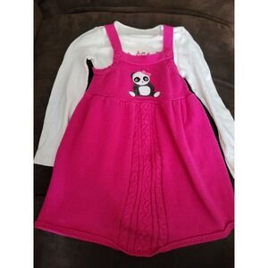 Gymboree panda academy top size 5‎ jumper dress size 5t